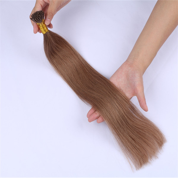 Dark Brown #12 I Tip Hair Extensions Human Hair 1g Per Strands  Pre Bonded Hair Extensions YL348